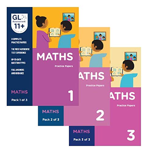 GL Assessment 11+ Practice Papers Bundle of Maths (3 packs)