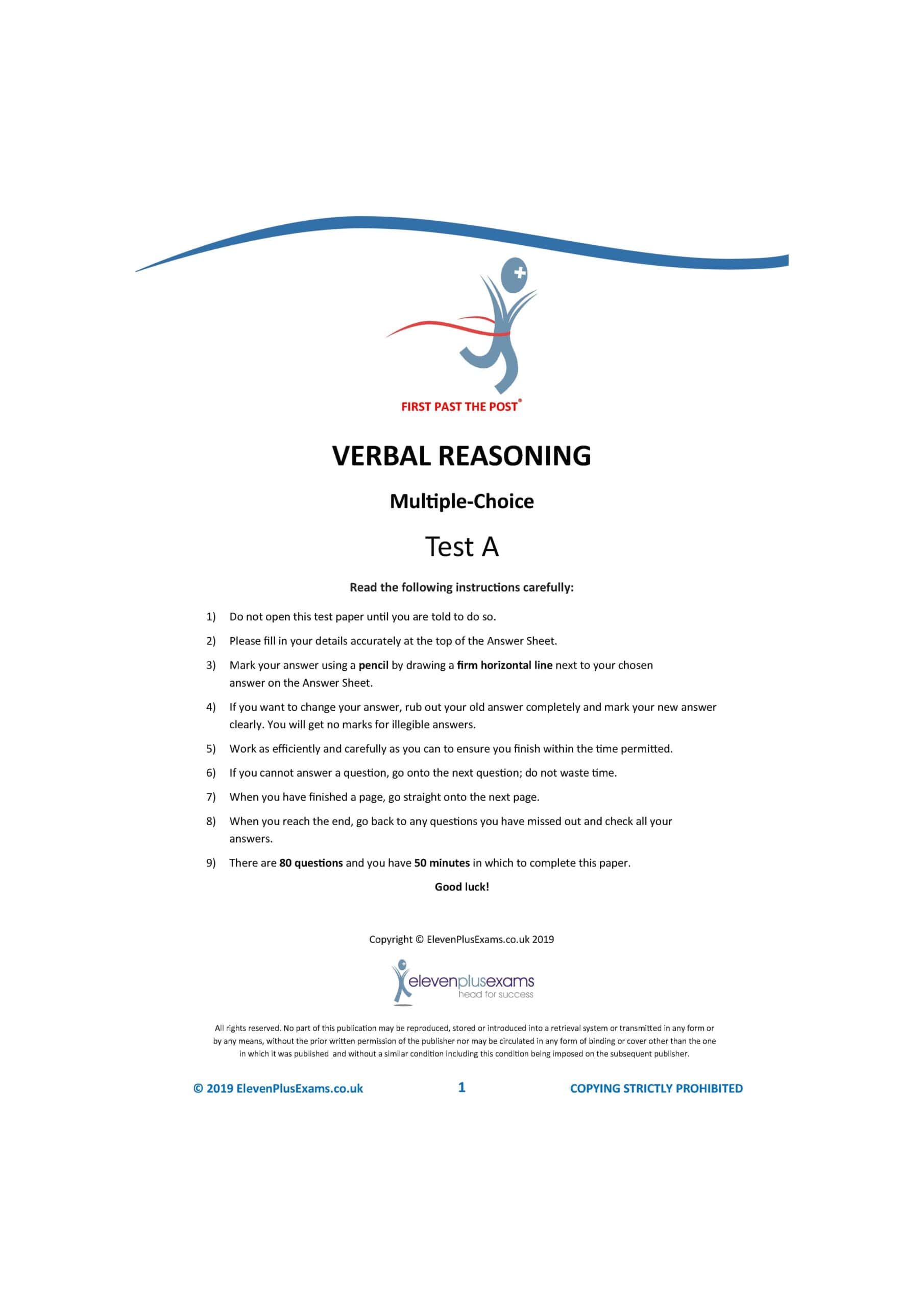 Eleven Plus Exams GL Verbal Reasoning Practice Papers (Multiple Choice) Book 2 (First Past The Post®) - Image 4