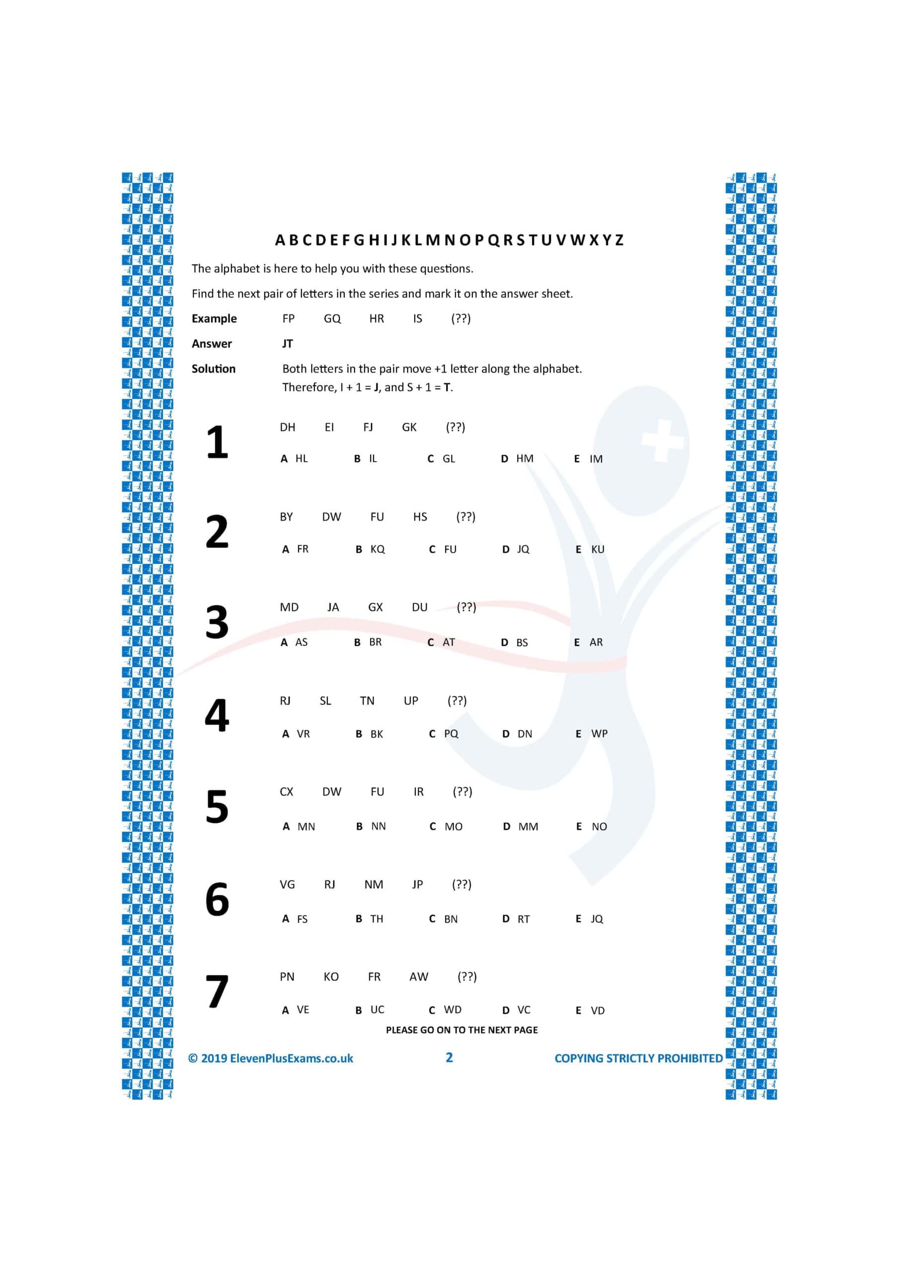 Eleven Plus Exams GL Verbal Reasoning Practice Papers (Multiple Choice) Book 2 (First Past The Post®) - Image 5