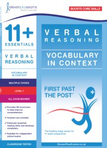 11+ Essentials - Vocabulary in Context  Level 1 (First Past the Post®)