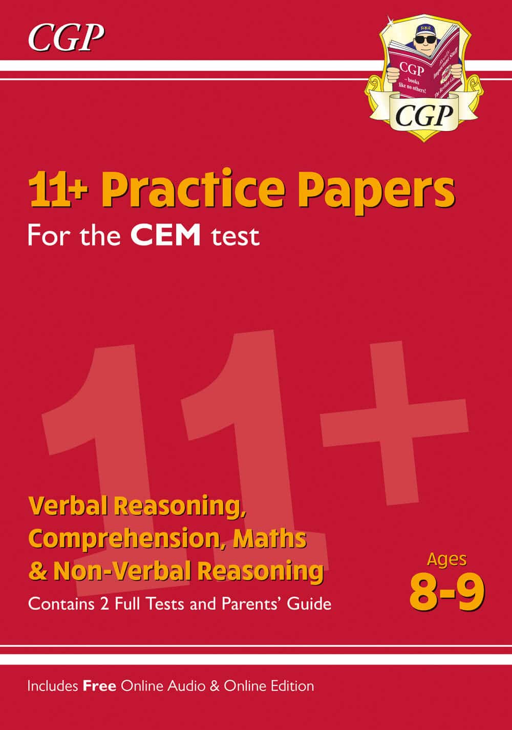 CGP 11+ CEM Practice Papers - Ages 8-9 (with Parents' Guide & Online Edition)