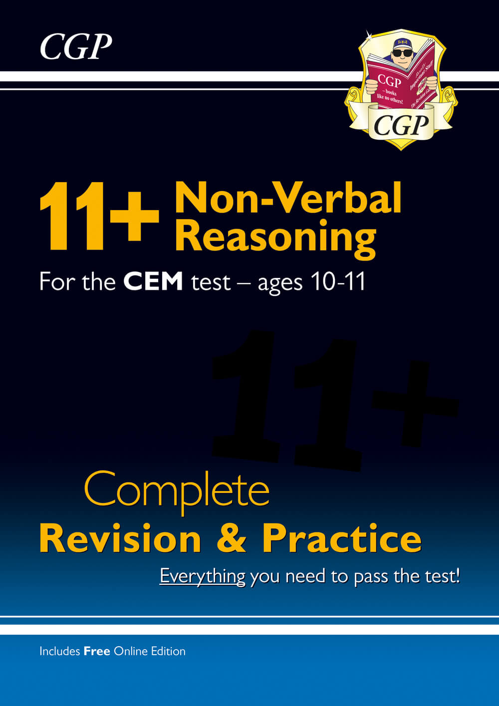 CGP 11+ CEM Non-Verbal Reasoning Complete Revision and Practice - Ages 10-11 (with Online Edition)