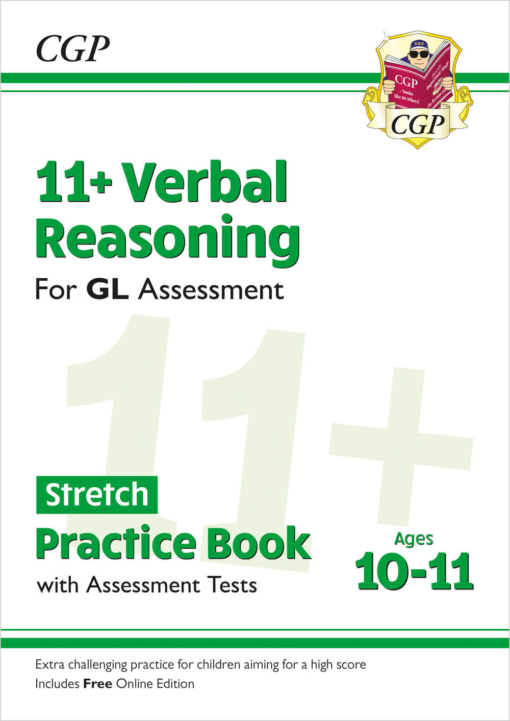 CGP 11+ GL Verbal Reasoning Stretch Practice Book & Assessment Tests - Ages 10-11 (with Online Edition)