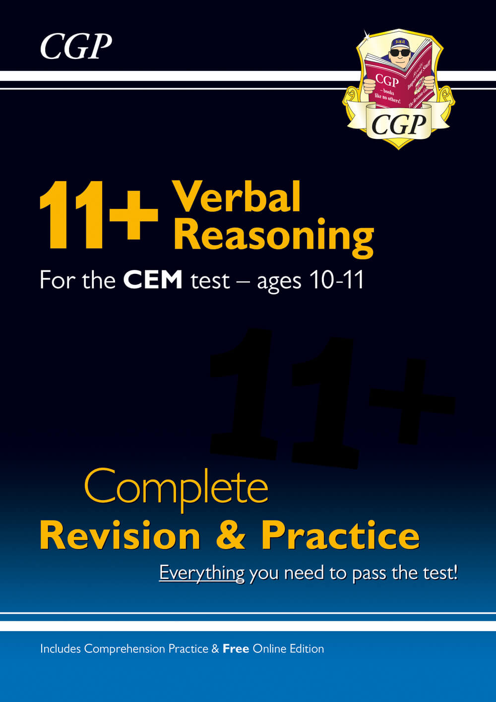 CGP 11+ CEM Verbal Reasoning Complete Revision and Practice - Ages 10-11 (with Online Edition)