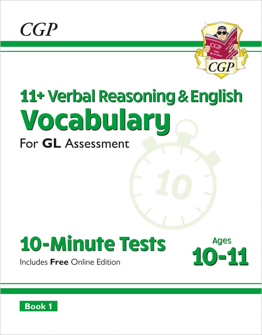 CGP 11+ GL 10-Minute Tests: Vocabulary for Verbal Reasoning & English - Ages 10-11 (with Online Edition)